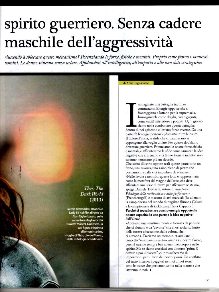 articolorivista F Self Power di Daniele Trevisani p2 - Spirito guerriero al femminile